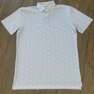 Holderness & Bourne Golf Polo Men’s Large Bourbon Barrels Atlanta Athletic Club